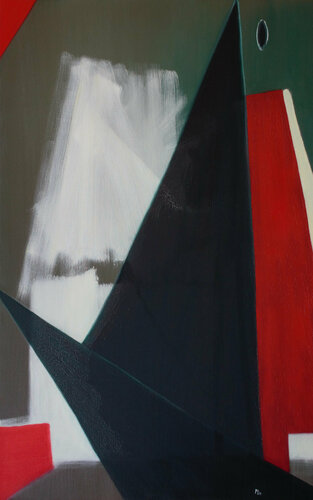 Don't be the victim of vulgar forces van Min Zou, Schilderij te koop op Singulart