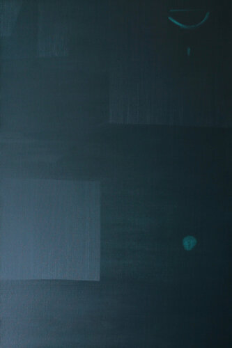 A person in multi-dimensional spaces di Min Zou, Pittura in vendita su Singulart