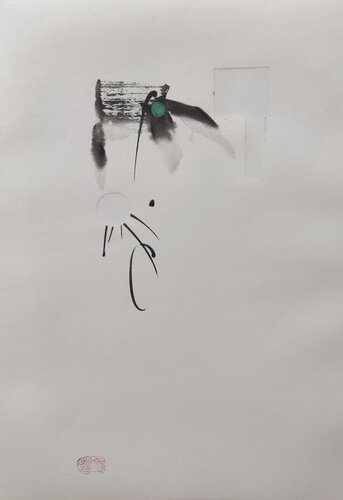 I have no ideal, but I have ideas van Min Zou, Schilderij te koop op Singulart