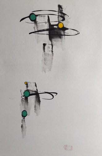 Noble soul von Min Zou, Malerei kaufen auf Singulart