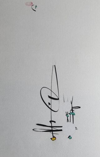 Beyond heaven di Min Zou, Pittura in vendita su Singulart