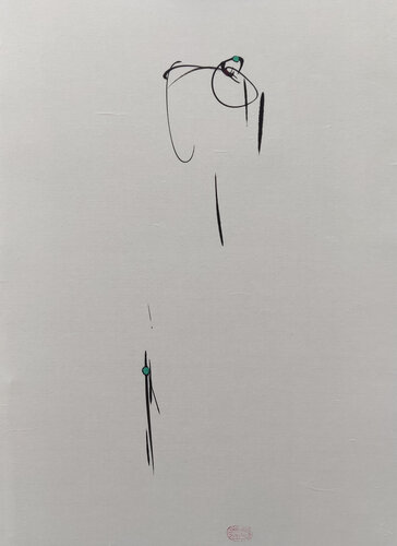 Intelligent woman di Min Zou, Pittura in vendita su Singulart