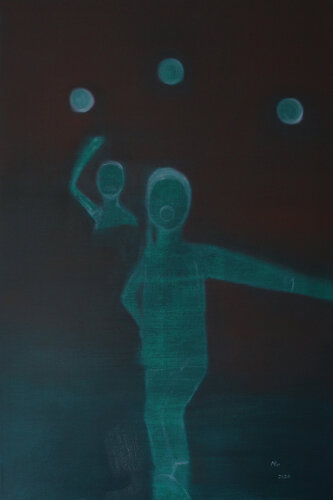 The turtle will never catch up with me de Min Zou, Pintura a la venta en Singulart