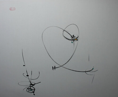 Super thought II di Min Zou, Pittura in vendita su Singulart