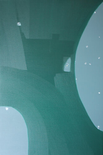 The world of the spinner van Min Zou, Schilderij te koop op Singulart