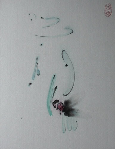 Elegant van Min Zou, Schilderij te koop op Singulart