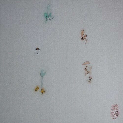 Pure art, infinitely beautiful by Min Zou, Painting for Sale on Singulart
