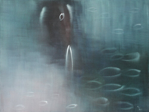 Please don't be angry von Min Zou, Malerei kaufen auf Singulart