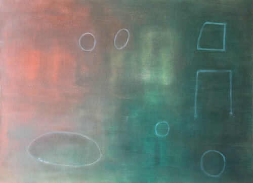 People who do not strive for progress is fearing competition van Min Zou, Schilderij te koop op Singulart