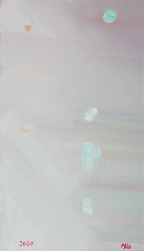 If give you flowers,  you will be happy? von Min Zou, Malerei kaufen auf Singulart