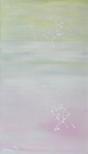 Let go, wisdom comes van Min Zou, Schilderij te koop op Singulart