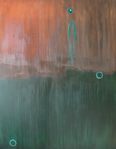 Everyone is just an ordinary person van Min Zou, Schilderij te koop op Singulart