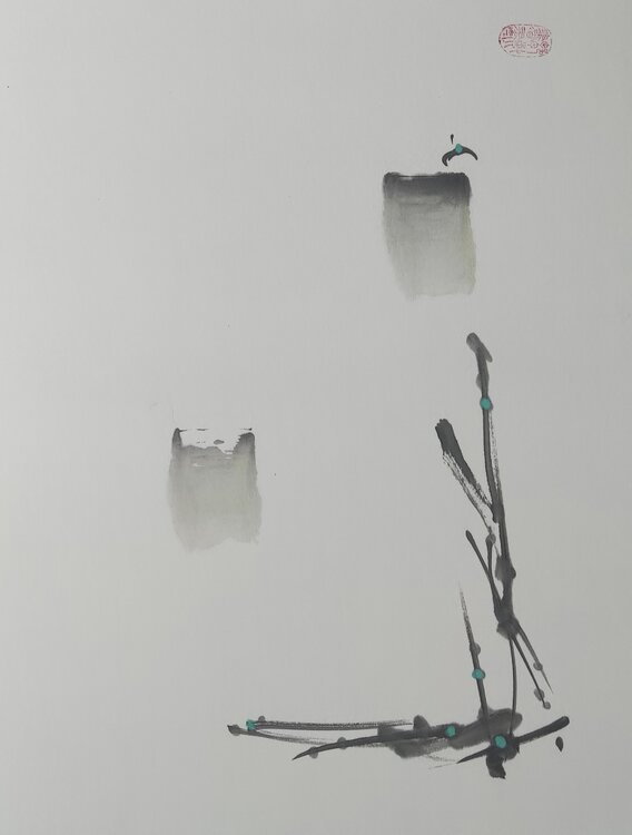 God, over there Min Zou