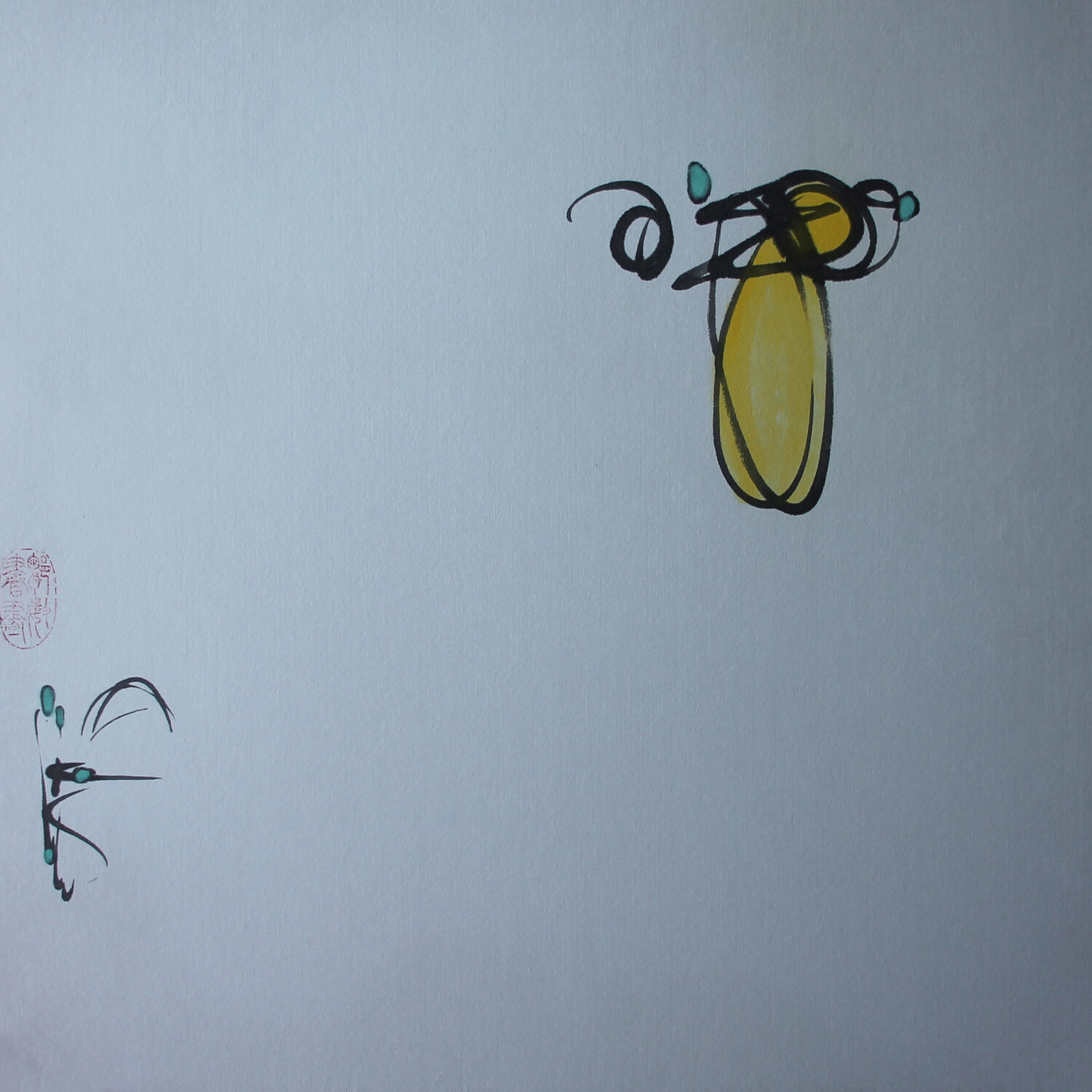 People are not commodities Min Zou Origineel schilderij te koop