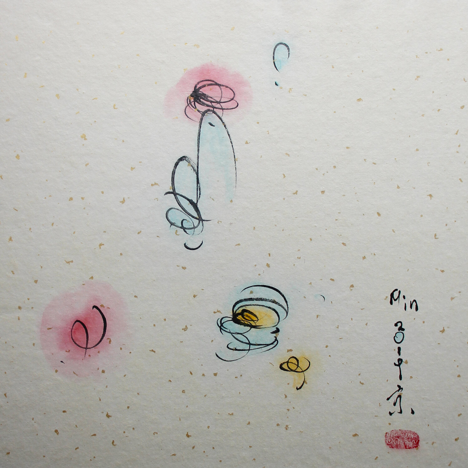People are not commodities Min Zou Original painting for sale