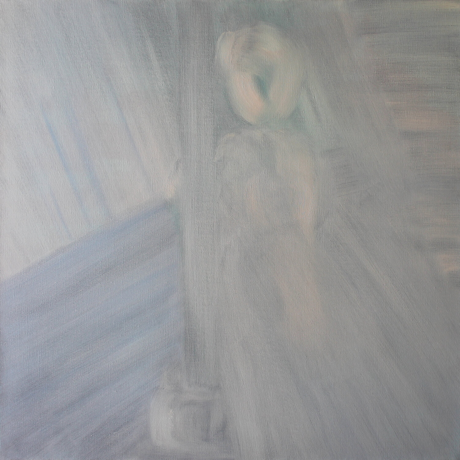 The lady by the pillar Min Zou