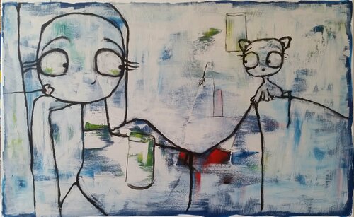 Misito van Eva Hidalgo, Schilderij te koop op Singulart
