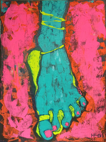 La alpargata van Eva Hidalgo, Schilderij te koop op Singulart