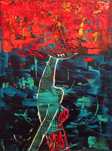 Lanoche deanoche van Eva Hidalgo, Schilderij te koop op Singulart