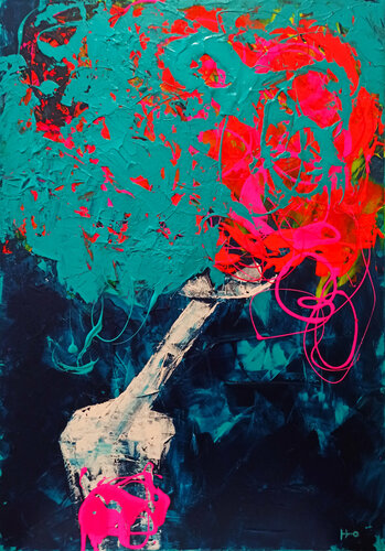 Caos van Eva Hidalgo, Schilderij te koop op Singulart