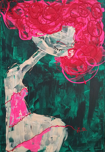 Algodon dulce van Eva Hidalgo, Schilderij te koop op Singulart