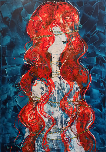 Andromeda van Eva Hidalgo, Schilderij te koop op Singulart