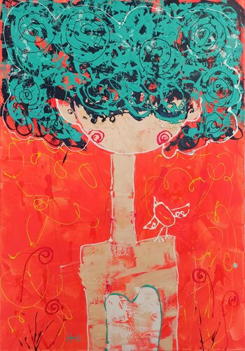 Pio van Eva Hidalgo, Schilderij te koop op Singulart