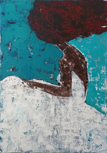 Azur by Eva Hidalgo, Painting for Sale on Singulart