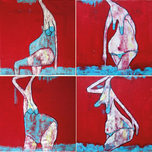 El baño de las Divas van Eva Hidalgo, Schilderij te koop op Singulart