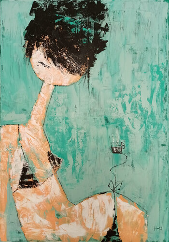 Cafe y Menta van Eva Hidalgo, Schilderij te koop op Singulart