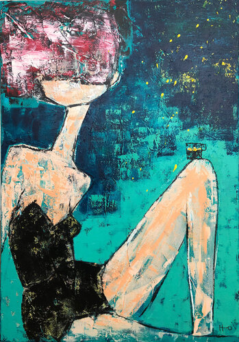 Saarah di Eva Hidalgo, Pittura in vendita su Singulart