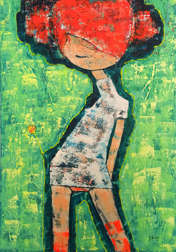 Lalolli van Eva Hidalgo, Schilderij te koop op Singulart