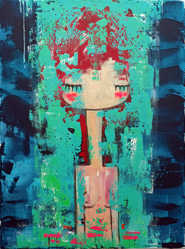 El manantial van Eva Hidalgo, Schilderij te koop op Singulart
