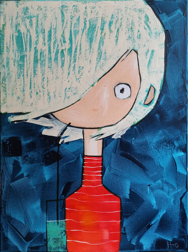 Qué? van Eva Hidalgo, Schilderij te koop op Singulart