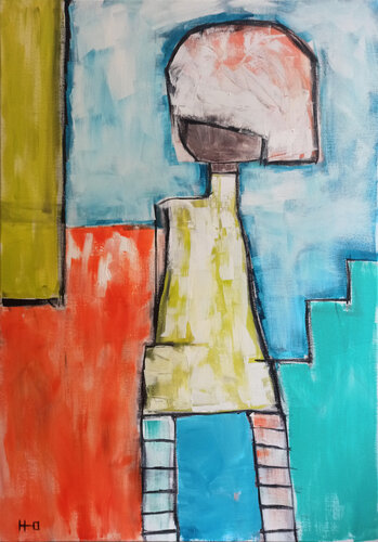 Escalones van Eva Hidalgo, Schilderij te koop op Singulart