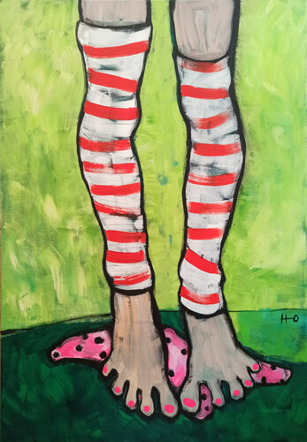 Descalza by Eva Hidalgo, 油畫 for Sale on Singulart