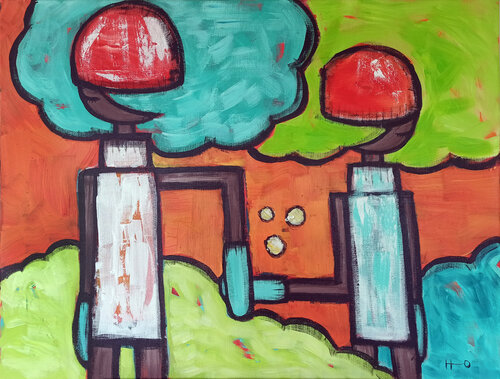 Vamos par Eva Hidalgo, Peinture en vente sur Singulart