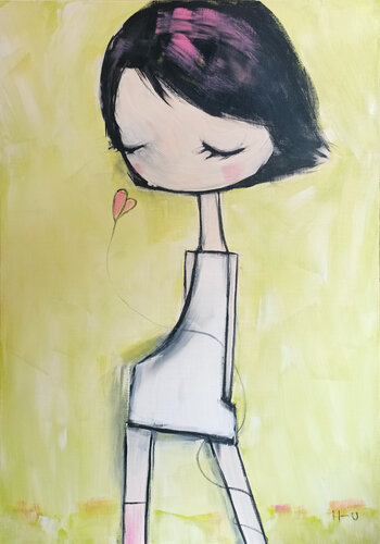 Primer beso van Eva Hidalgo, Schilderij te koop op Singulart