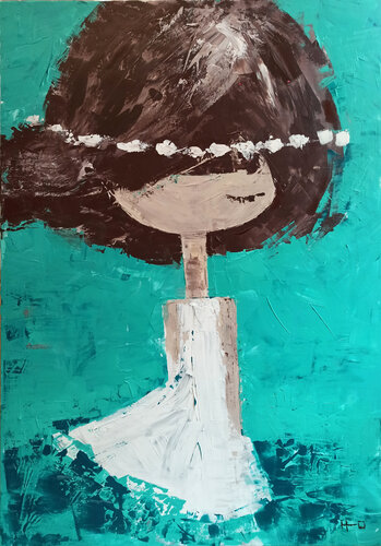 Marshmallow par Eva Hidalgo, Peinture en vente sur Singulart