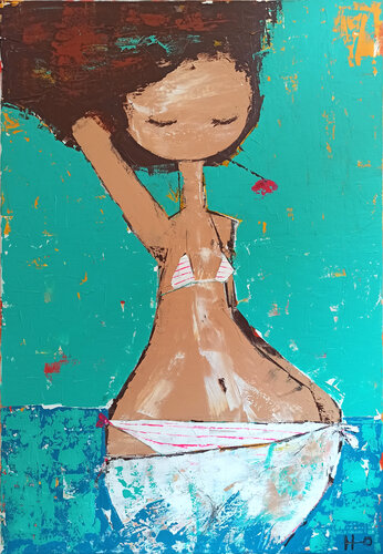 Barquito velero par Eva Hidalgo, Peinture en vente sur Singulart