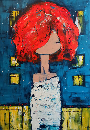 Primera nevada di Eva Hidalgo, Pittura in vendita su Singulart