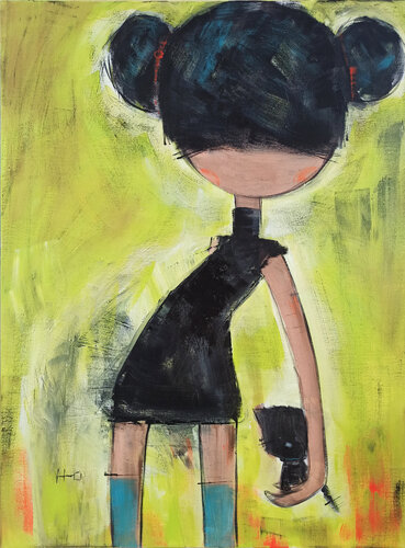 Felina van Eva Hidalgo, Schilderij te koop op Singulart