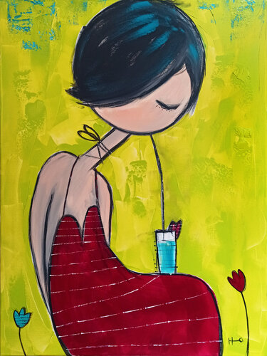 Fraise di Eva Hidalgo, Pittura in vendita su Singulart