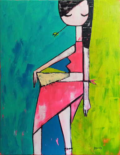 Siembra y cosecha van Eva Hidalgo, Schilderij te koop op Singulart