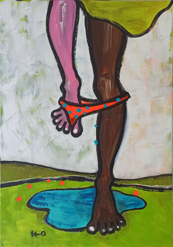 Color piel by Eva Hidalgo, Painting for Sale on Singulart