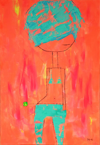 Arancia (reloaded) van Eva Hidalgo, Schilderij te koop op Singulart