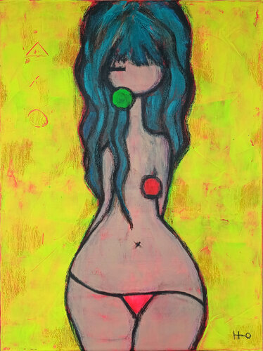 1Ekis2 by Eva Hidalgo, Painting for Sale on Singulart