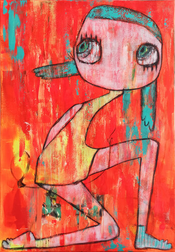 Voy y vengo de Eva Hidalgo, Pintura a la venta en Singulart