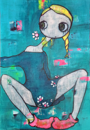 Pull over by Eva Hidalgo, Painting for Sale on Singulart