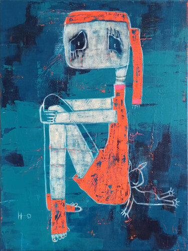 Inside, outside by Eva Hidalgo, 油畫 for Sale on Singulart